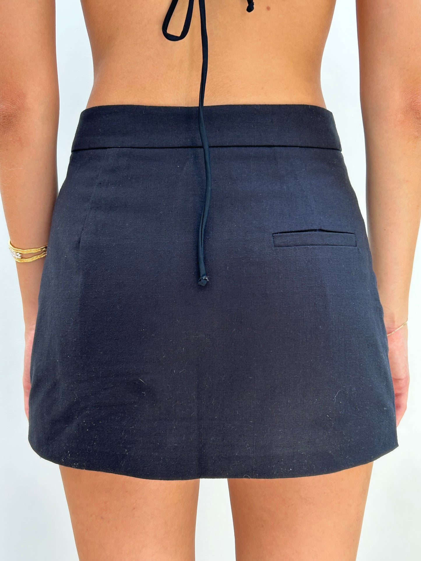 The Alias Mini Skirt in Black
