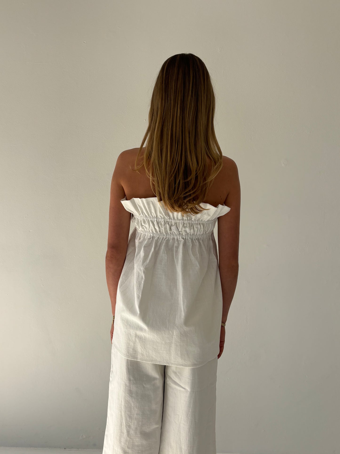 The Greta Top in White