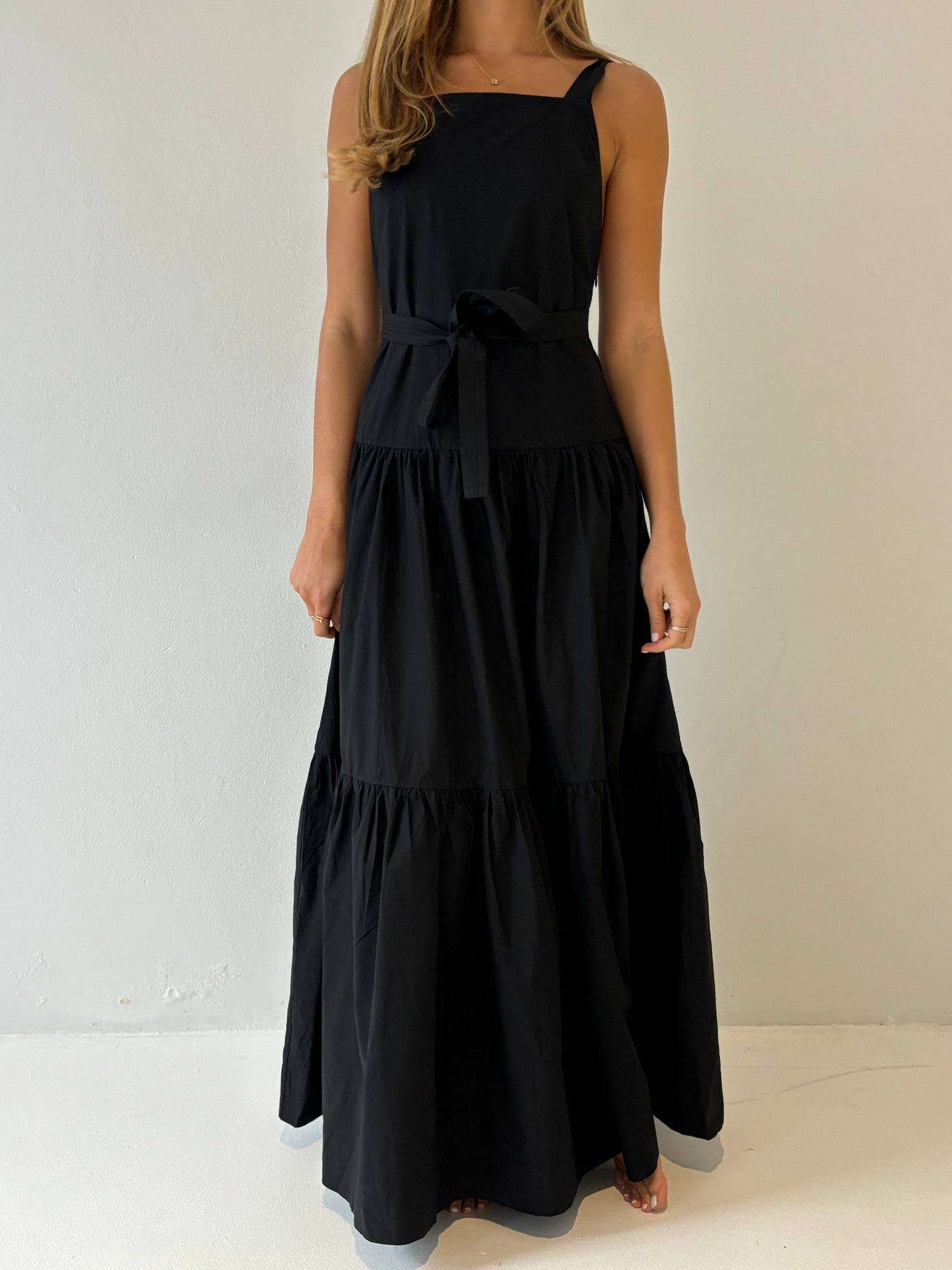 The Minke Maxi Dress in Black