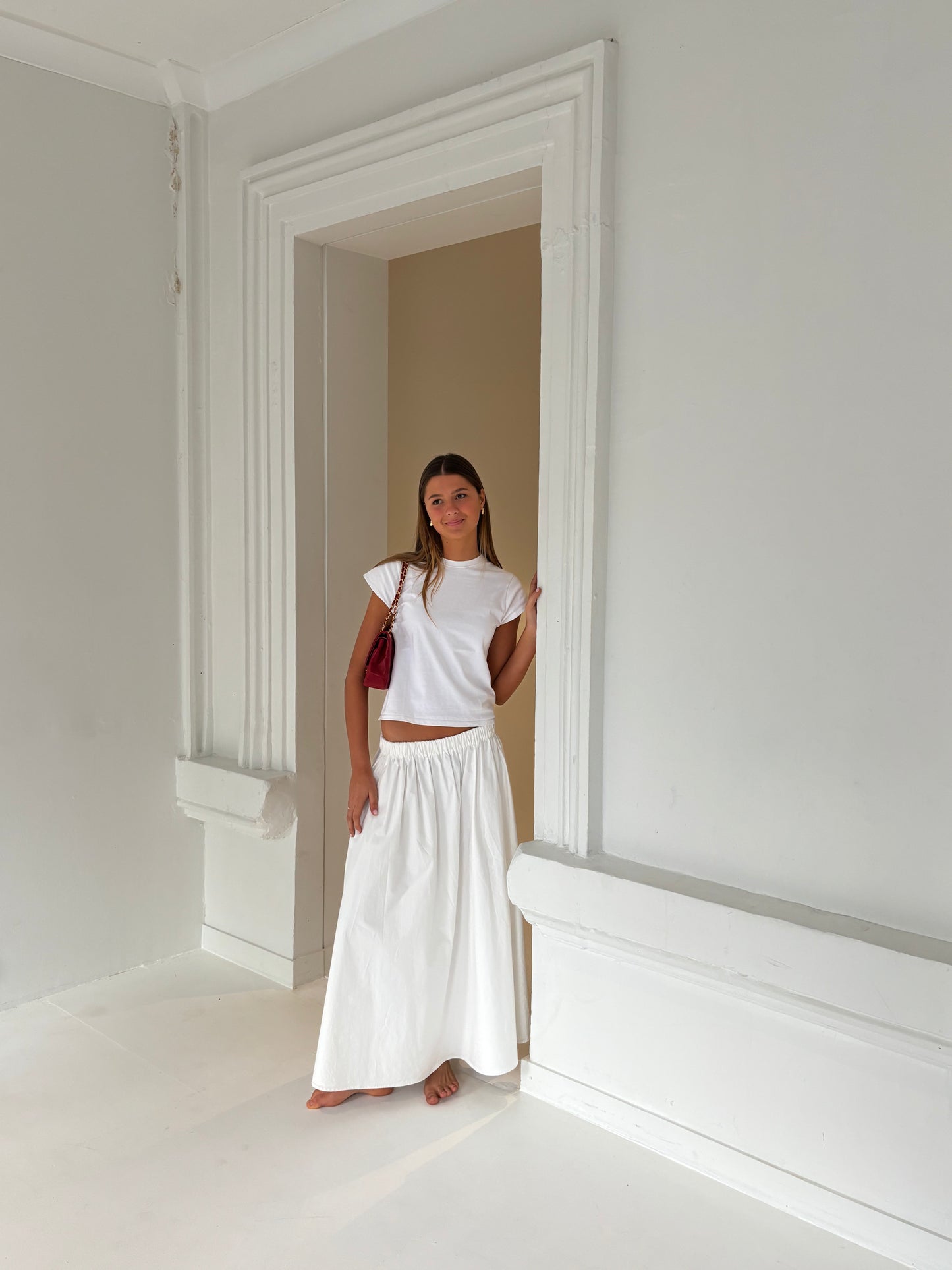 The Indy Skirt in White