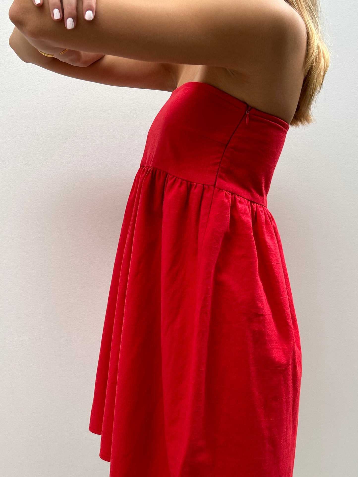 PO - Charlotte Mini Dress in red