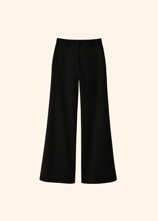 The Low Waisted Bianca Pant in Black