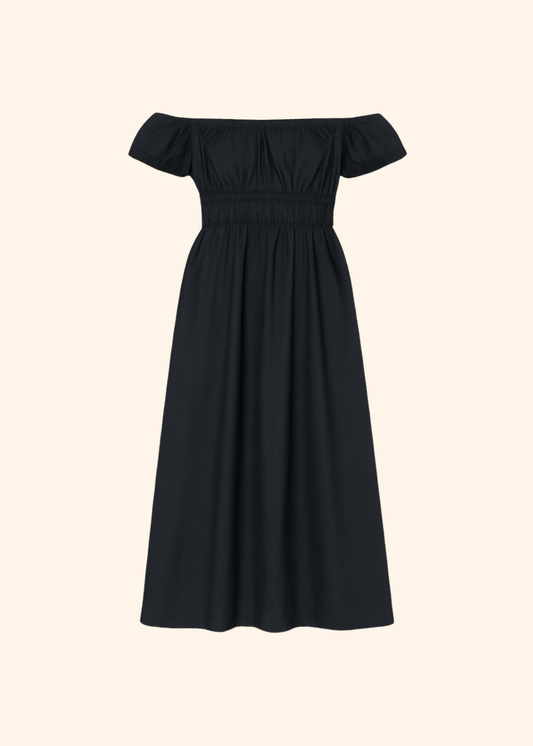 The Rosie Maxi Dress in Black