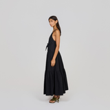 The Minke Maxi Dress in Black