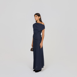 Madison Ave Maxi Skirt Navy
