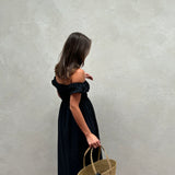 The Rosie Maxi Dress in Black