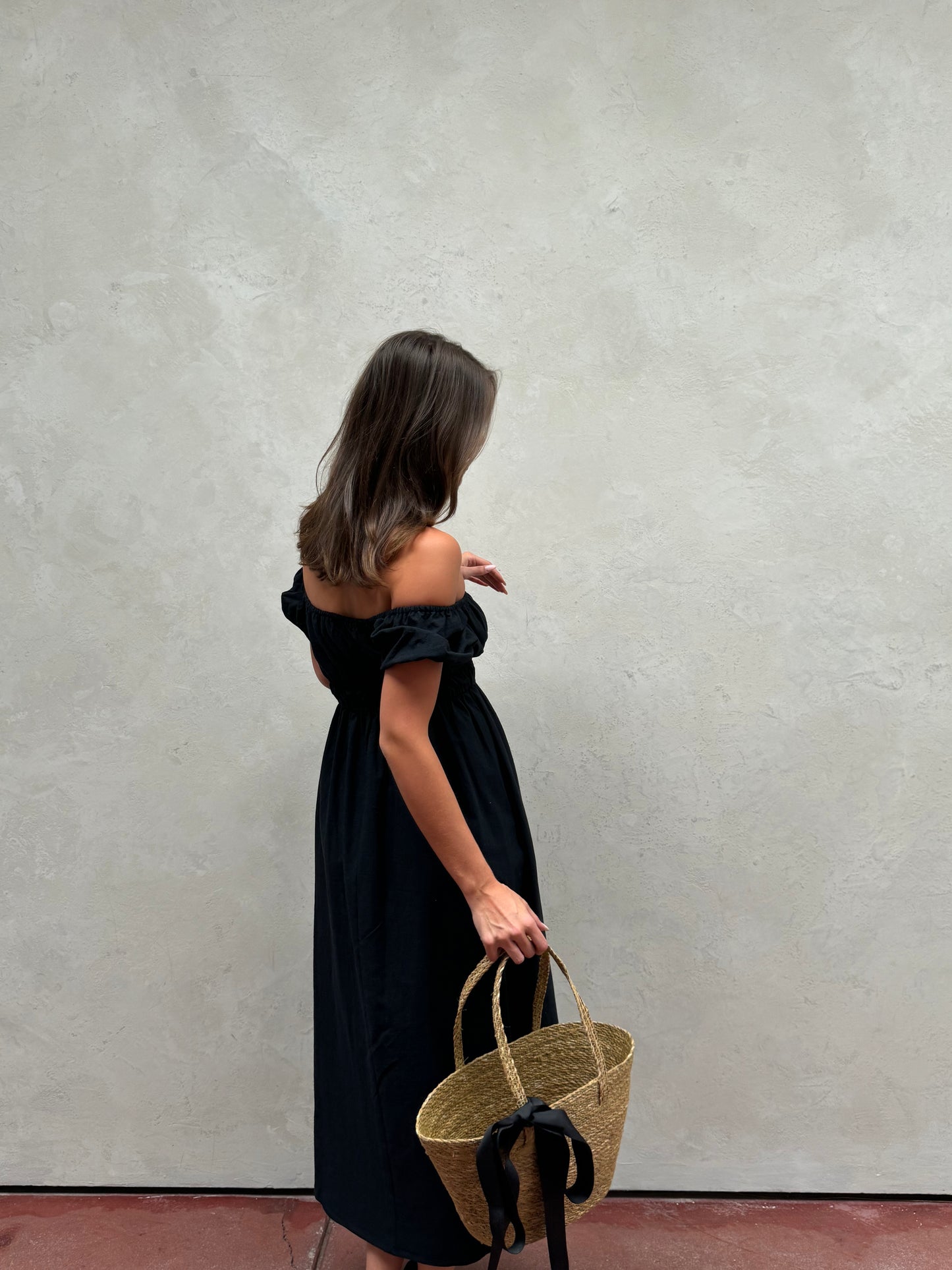 The Rosie Maxi Dress in Black