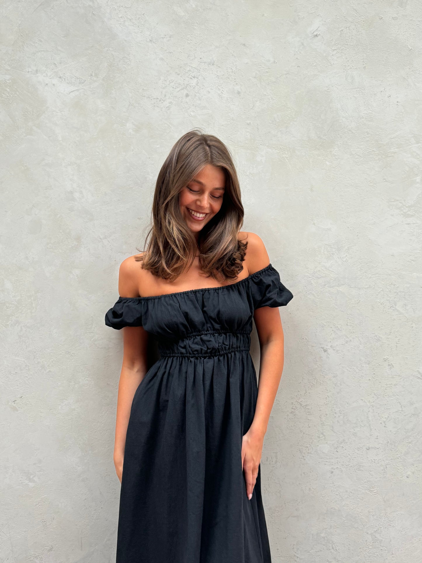 The Rosie Maxi Dress in Black