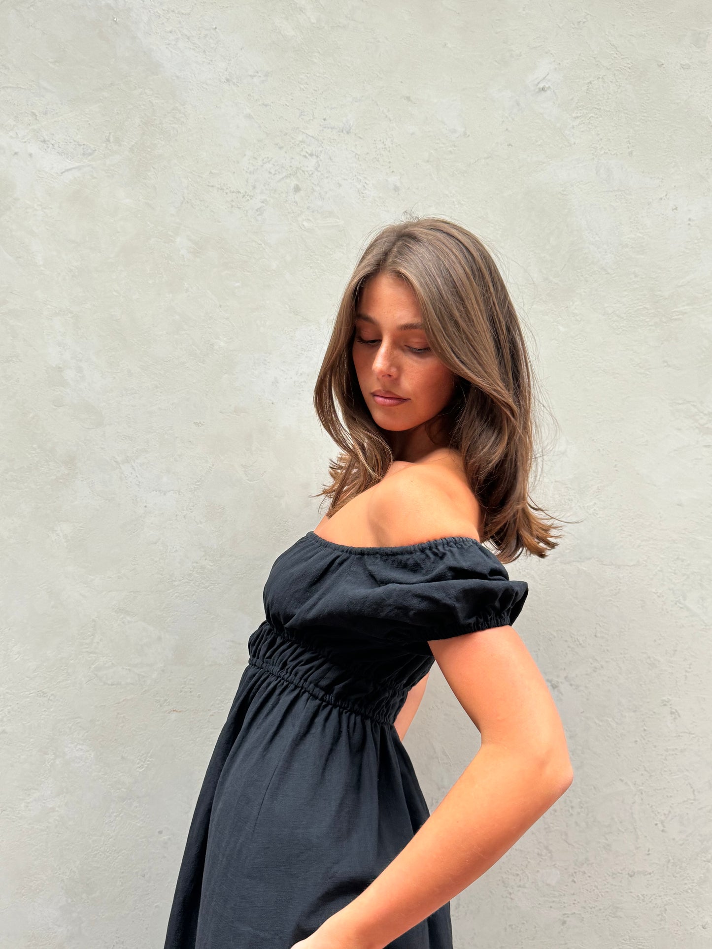 The Rosie Maxi Dress in Black