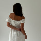 The Rosie Maxi Dress in White
