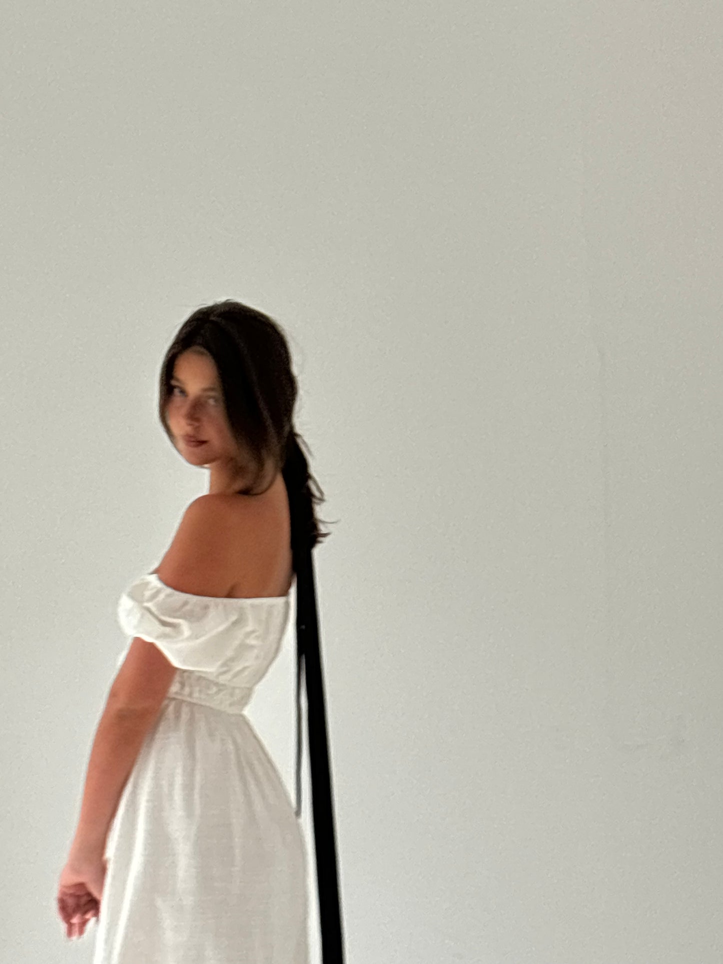 The Rosie Maxi Dress in White