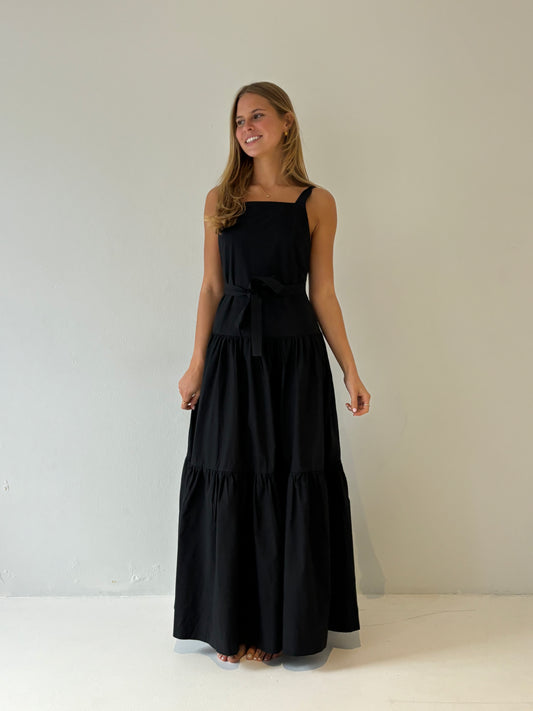 The Minke Maxi Dress in Black
