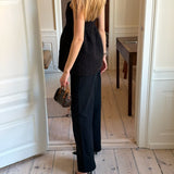 Bianca Quilted Top in Black