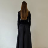 The Indy Skirt in Midnight Navy