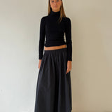 The Indy Skirt in Midnight Navy