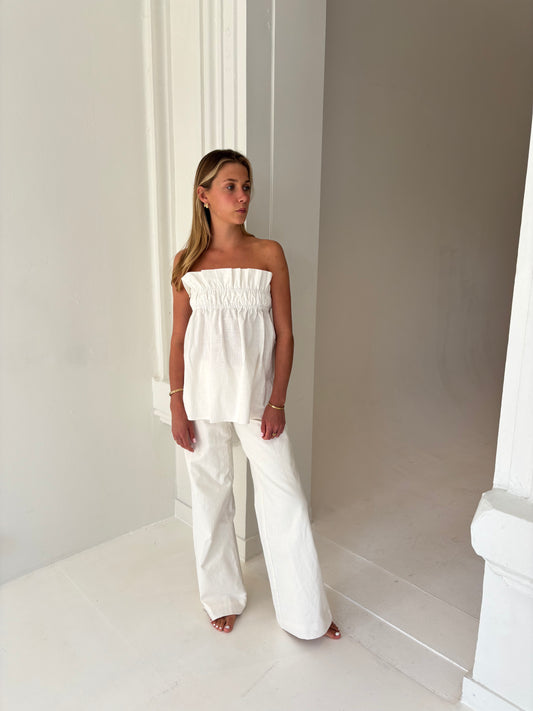 The Greta Top in White