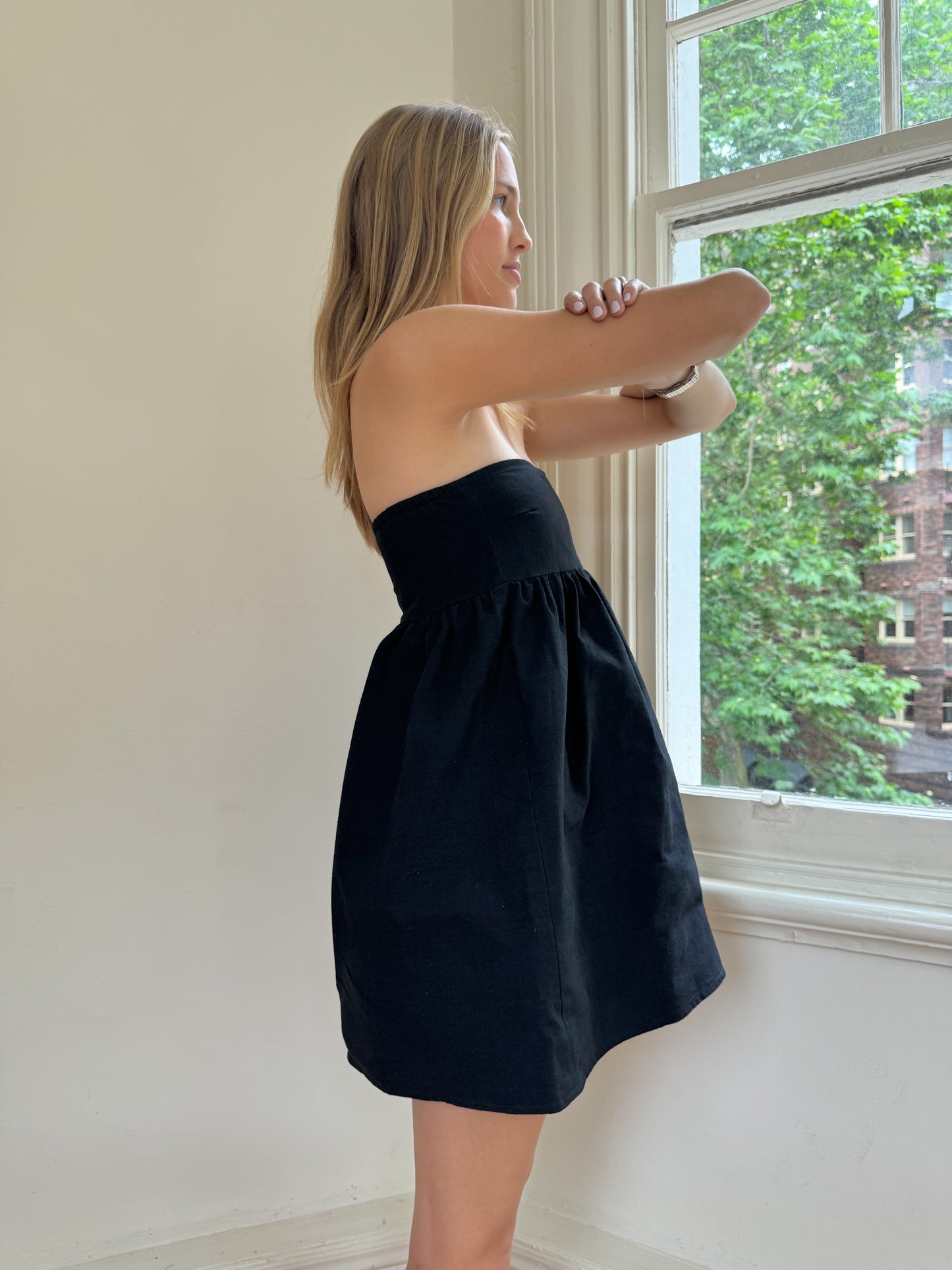 The Charlotte Mini Dress in Black