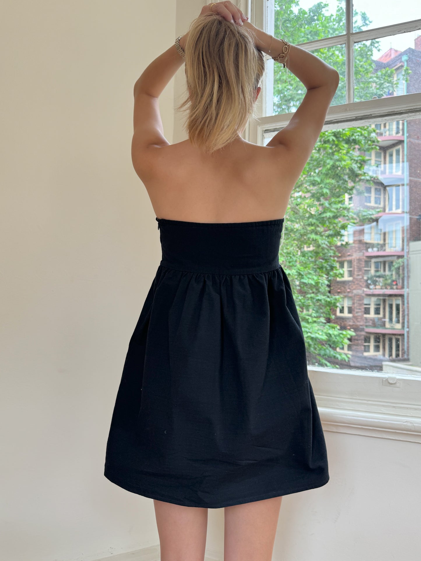 The Charlotte Mini Dress in Black