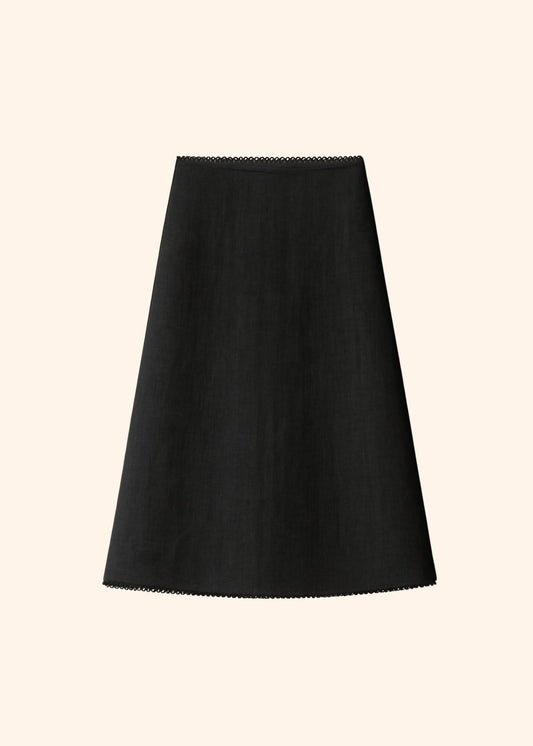 The Madison Ave Maxi Skirt Black