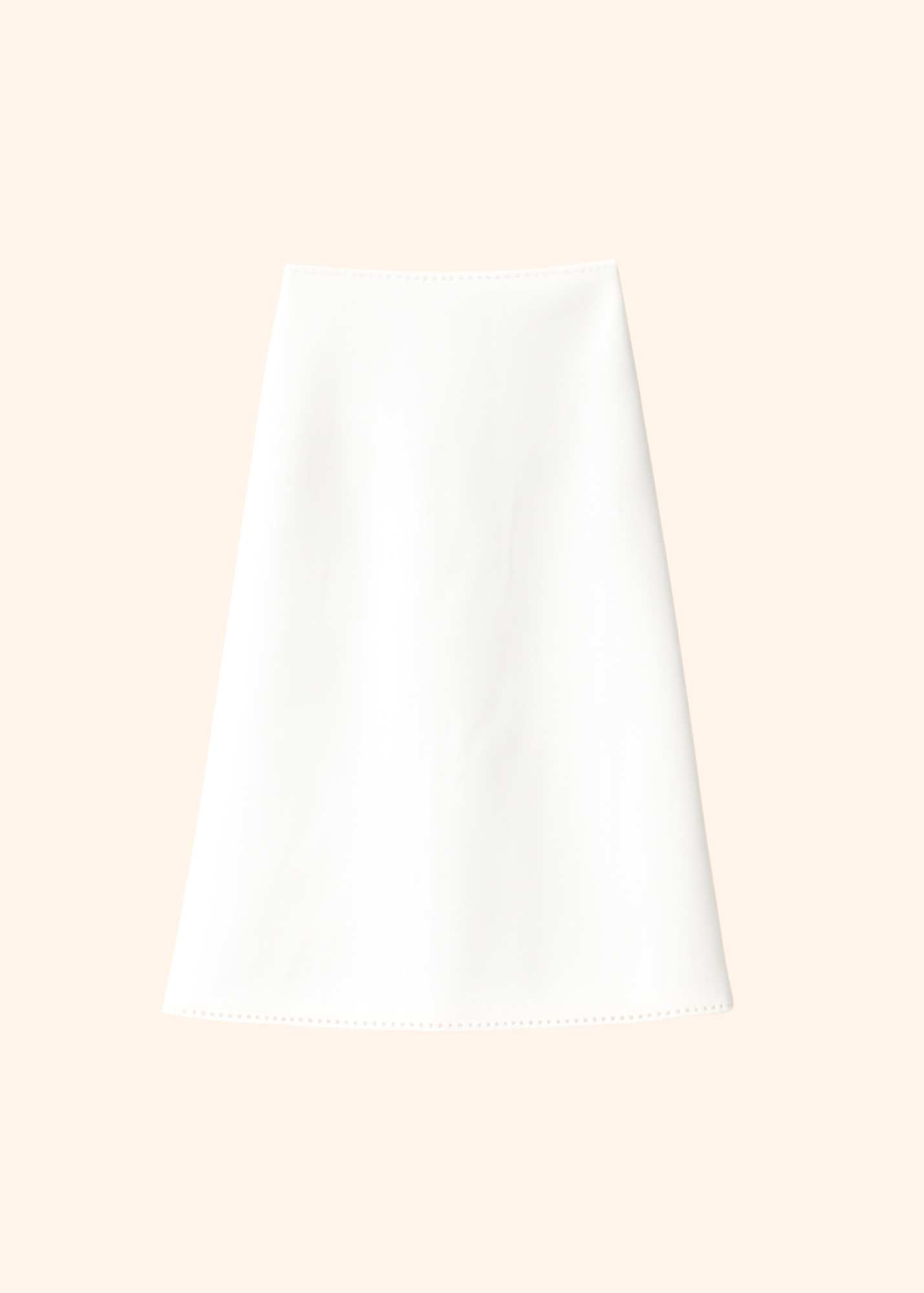 The Madison Ave Maxi Skirt White