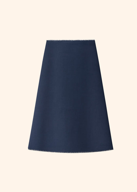 The Madison Ave Maxi Skirt Navy