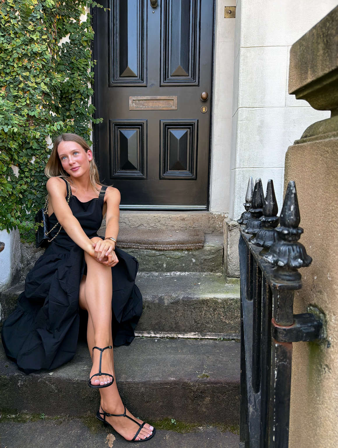 Minke Maxi Dress in Black by The Waiting Room