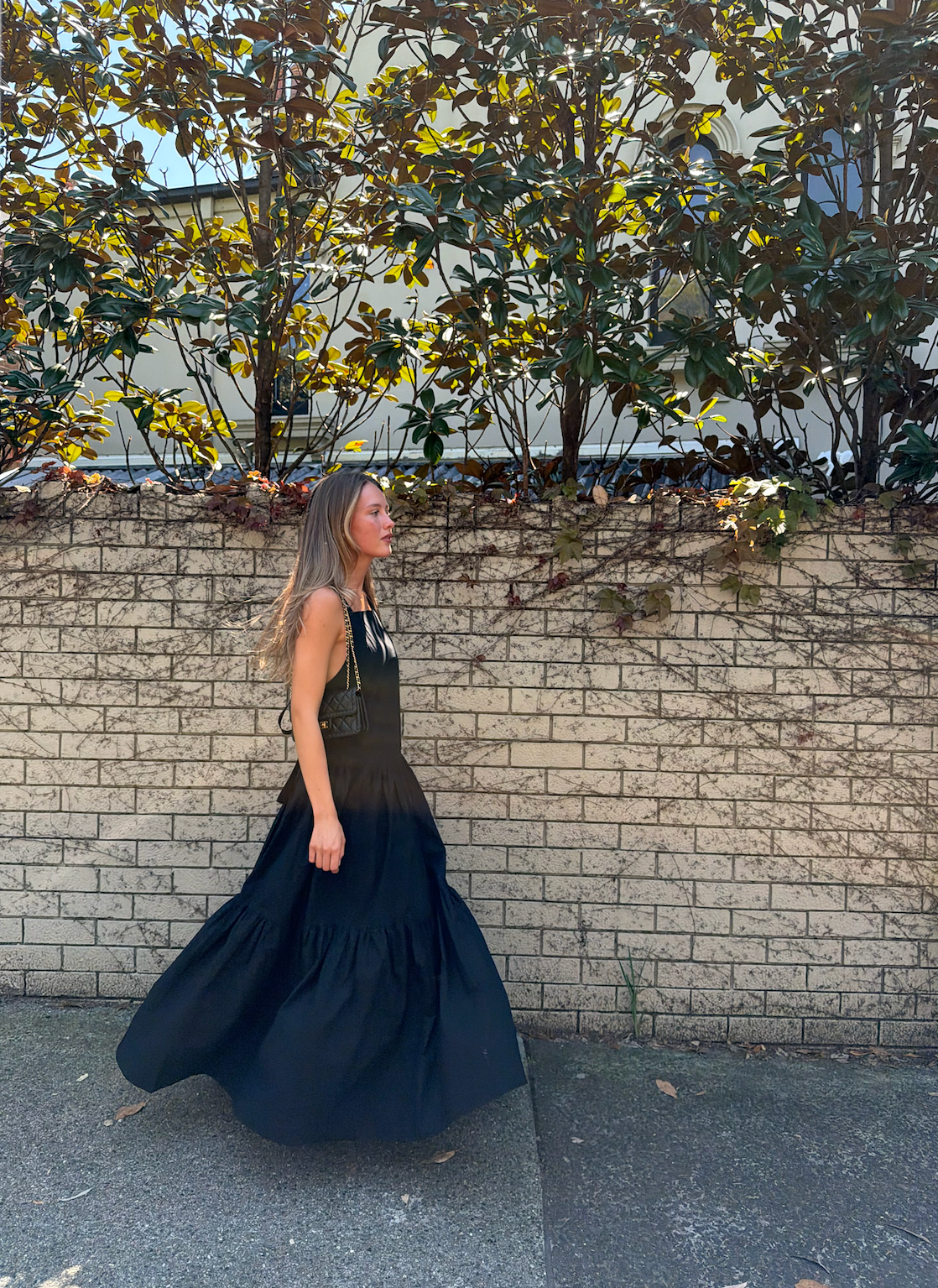 Minke Maxi Dress in Black by The Waiting Room